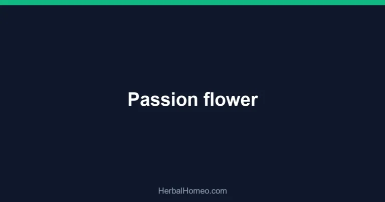 Passion flower