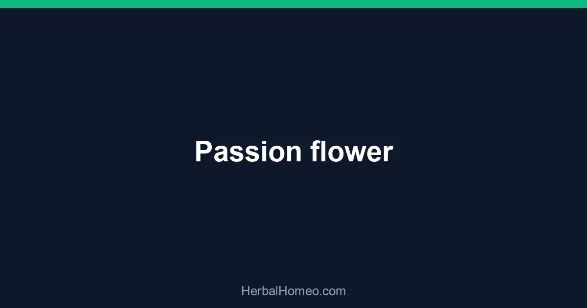 Passion flower