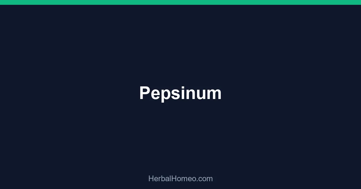 Pepsinum