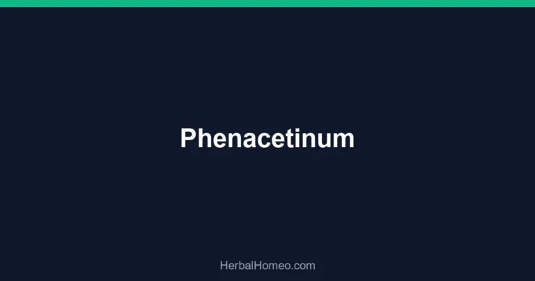 Phenacetinum