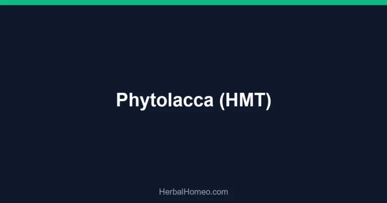 Phytolacca (HMT)