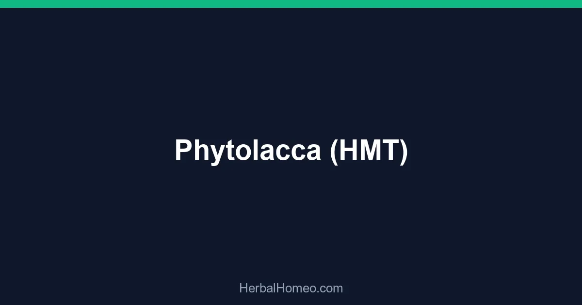 Phytolacca (HMT)
