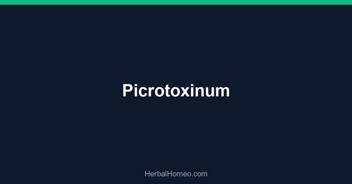 Picrotoxinum