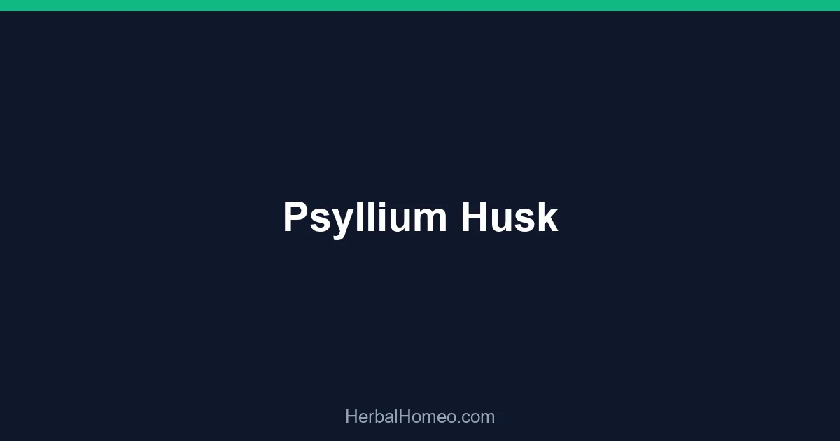 Psyllium Husk