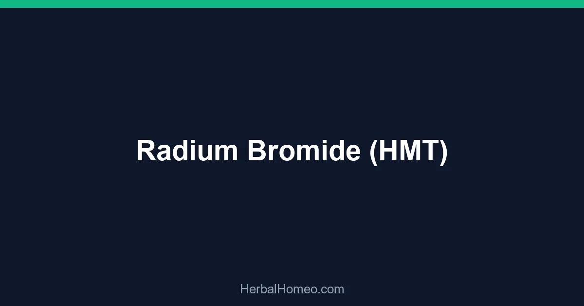 Radium Bromide (HMT)