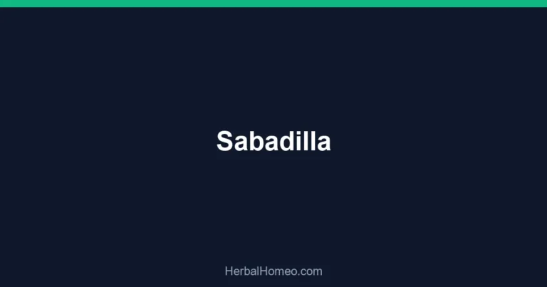 Sabadilla