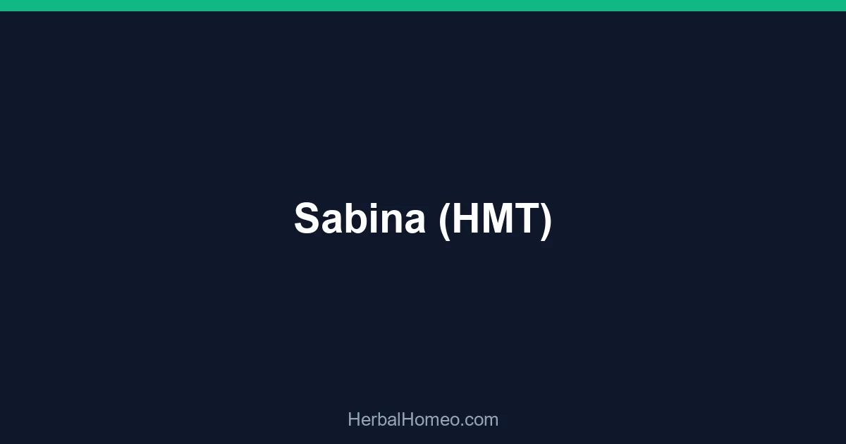Sabina (HMT)