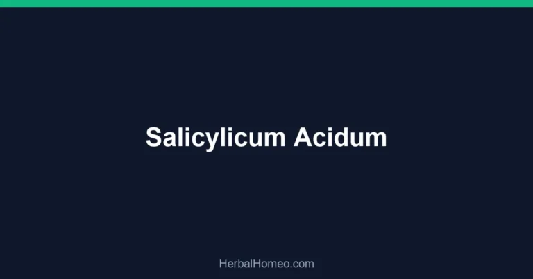 Salicylicum Acidum