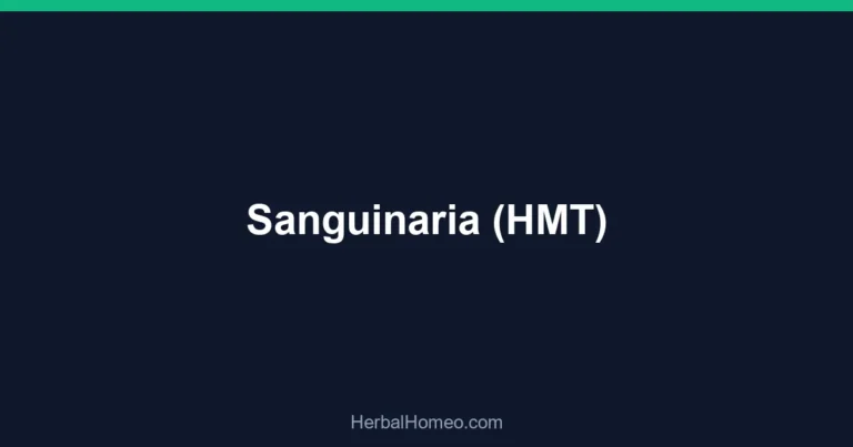 Sanguinaria (HMT)