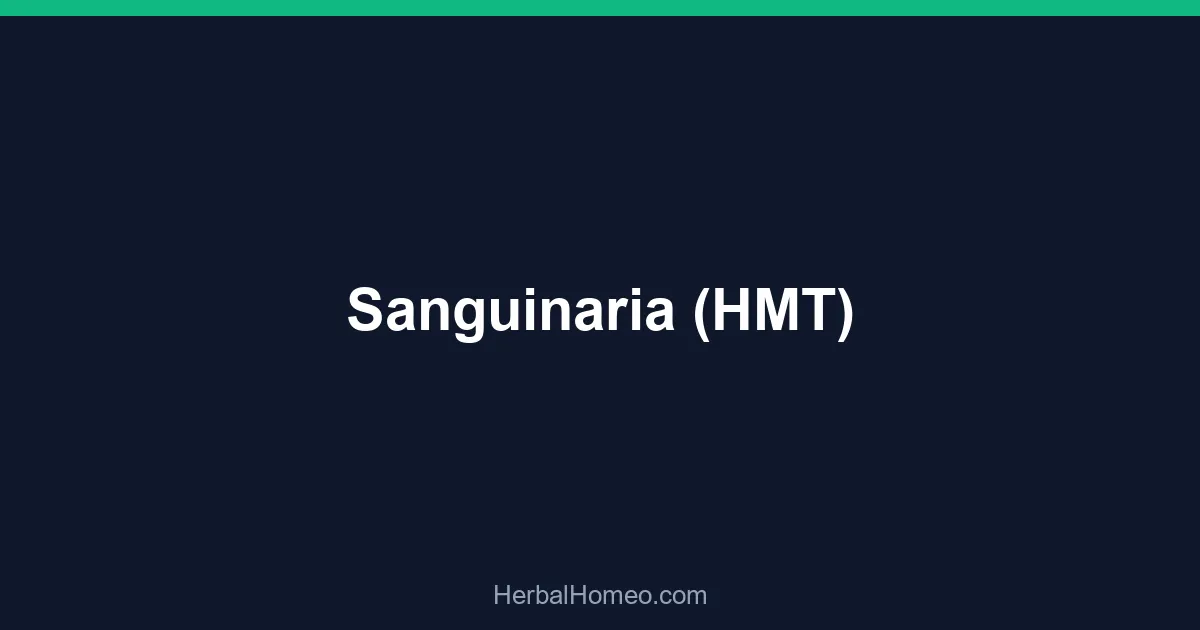 Sanguinaria (HMT)
