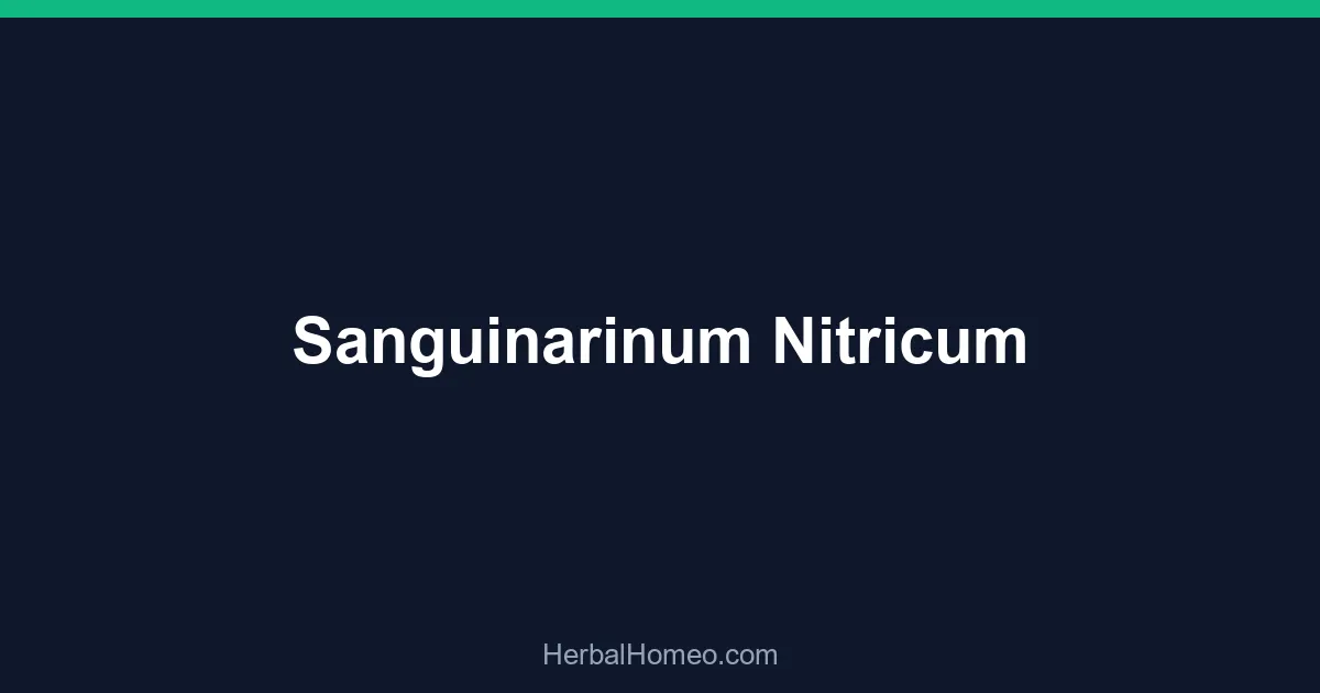 Sanguinarinum Nitricum