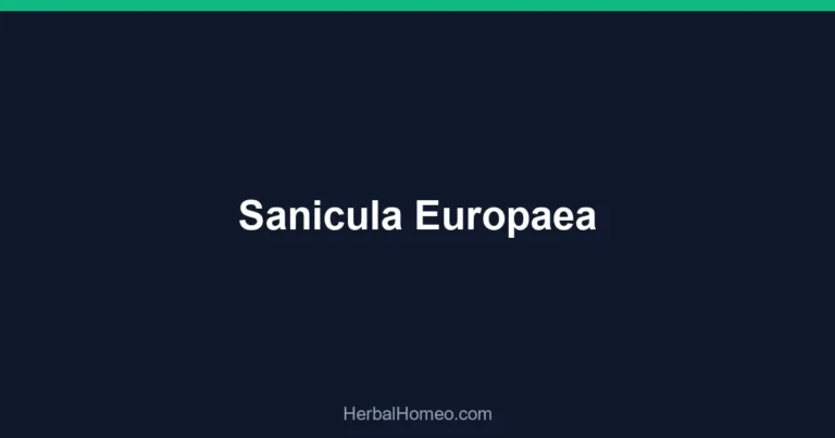 Sanicula Europaea
