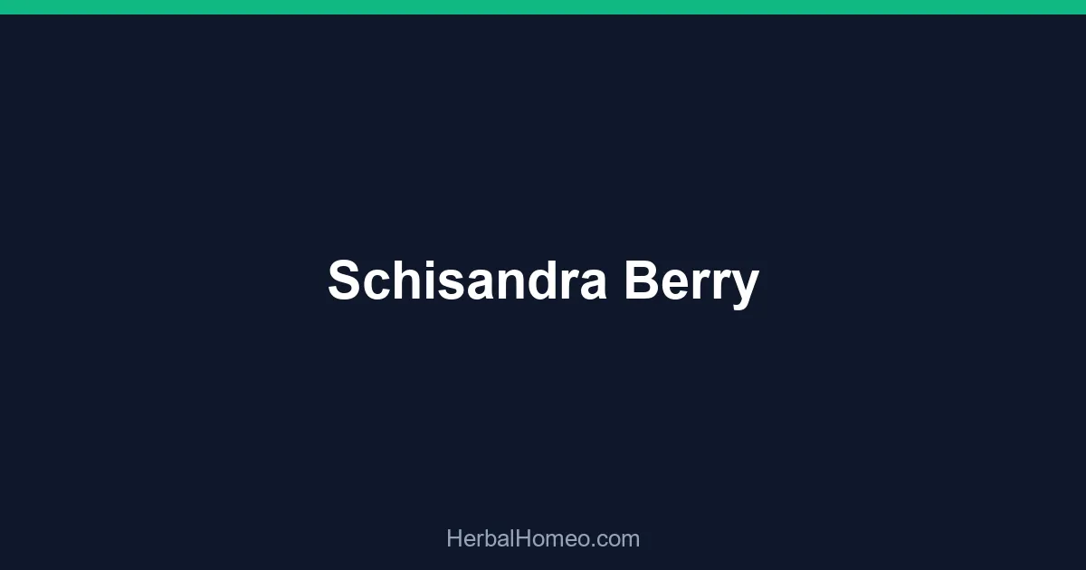 Schisandra Berry