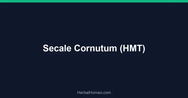 Secale Cornutum (HMT)