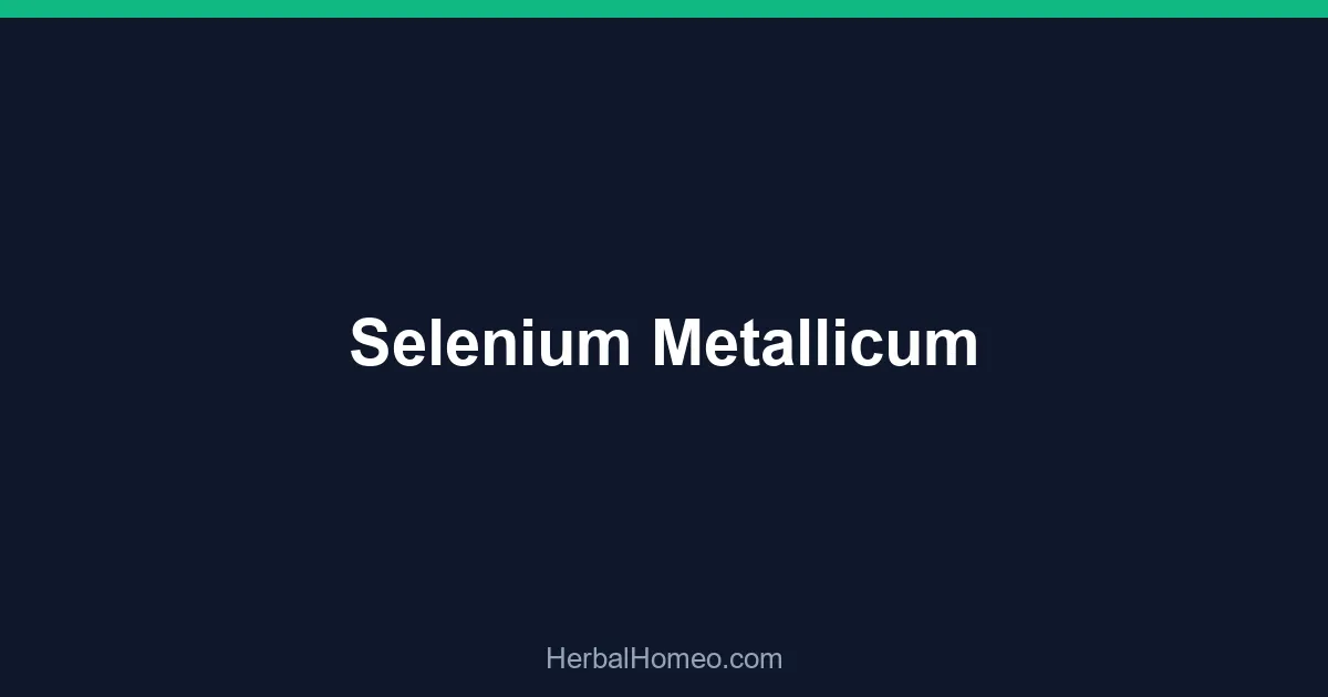 Selenium Metallicum
