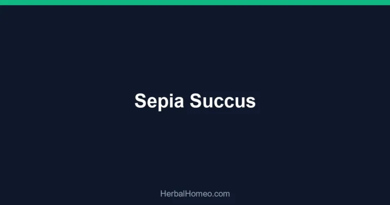 Sepia Succus