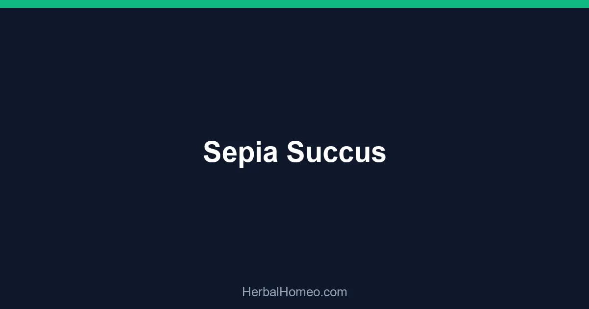Sepia Succus