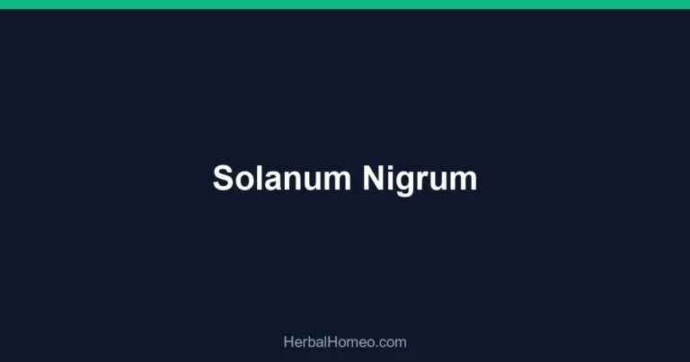 Solanum Nigrum