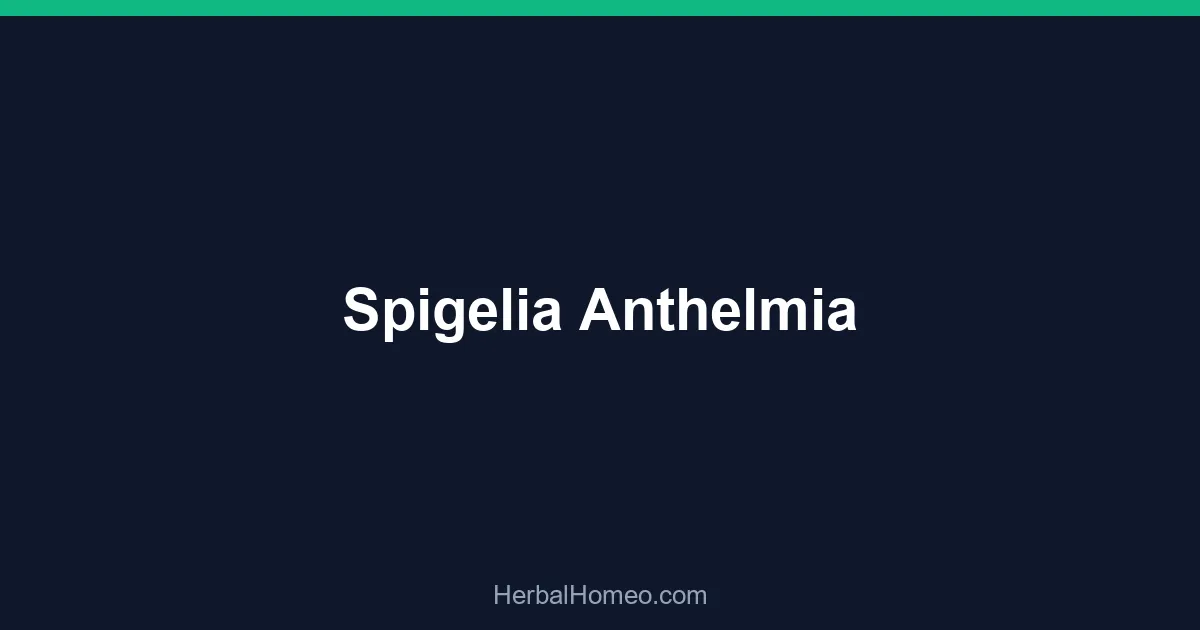 Spigelia Anthelmia