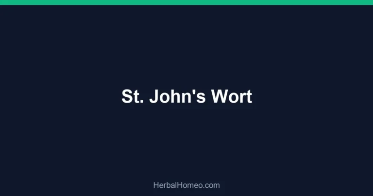 St. John’s Wort