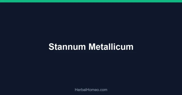 Stannum Metallicum