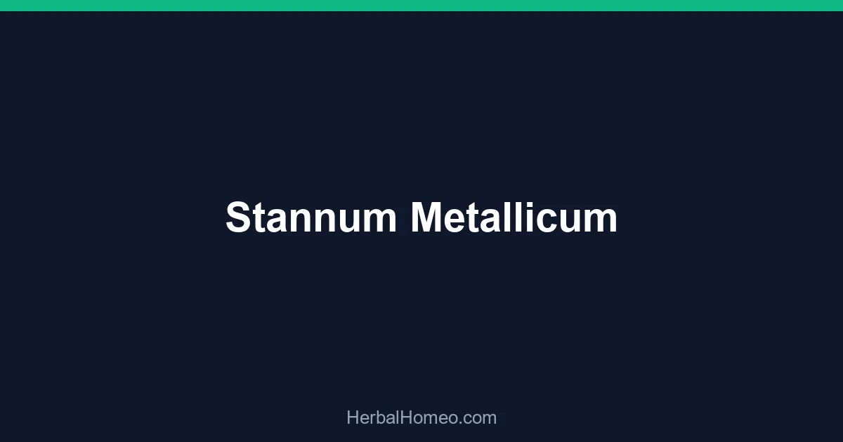 Stannum Metallicum
