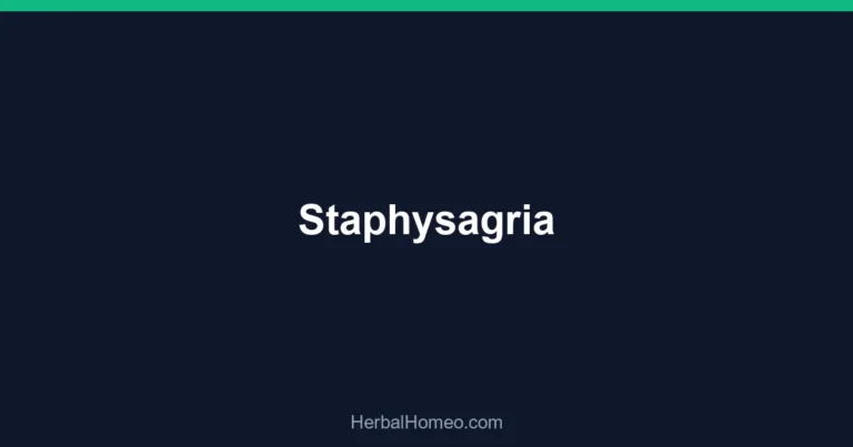 Staphysagria