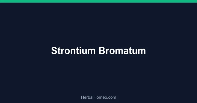 Strontium Bromatum