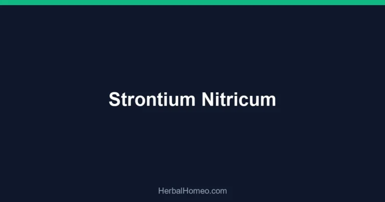 Strontium Nitricum