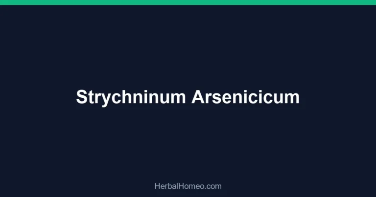 Strychninum Arsenicicum