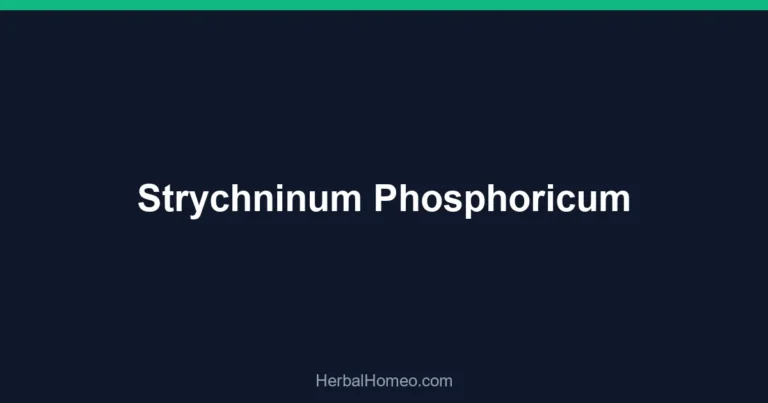 Strychninum Phosphoricum