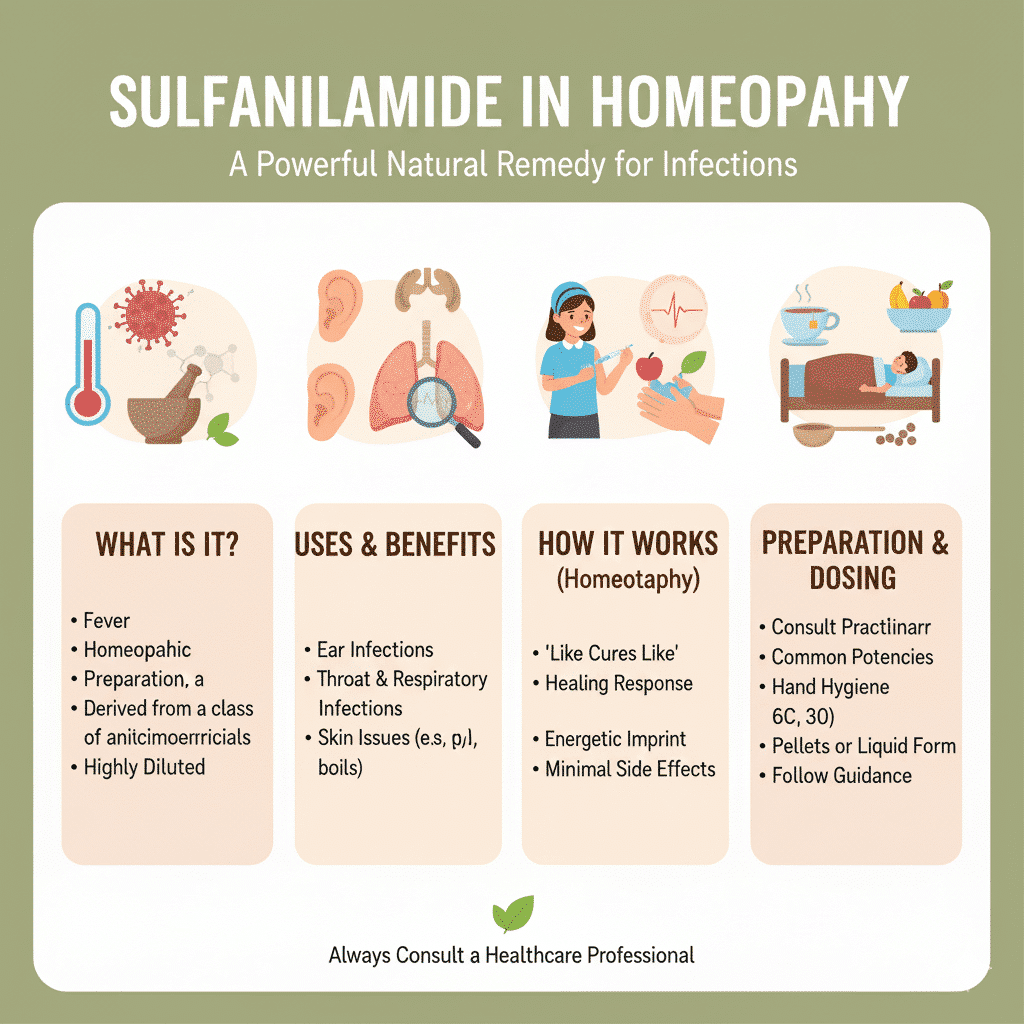 Sulfanilamide in Homeopathy-min