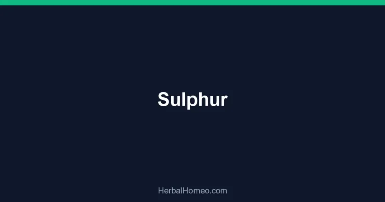 Sulphur