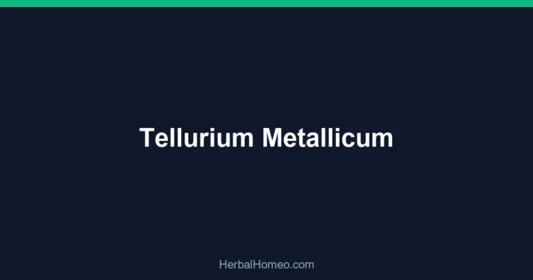 Tellurium Metallicum
