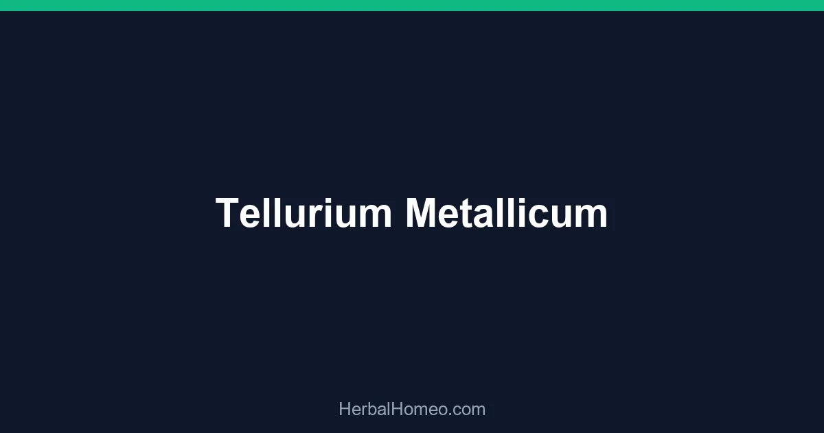 Tellurium Metallicum