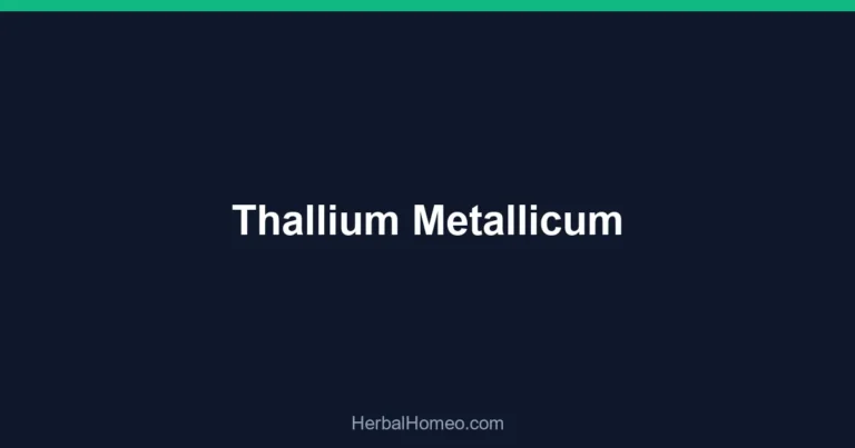 Thallium Metallicum