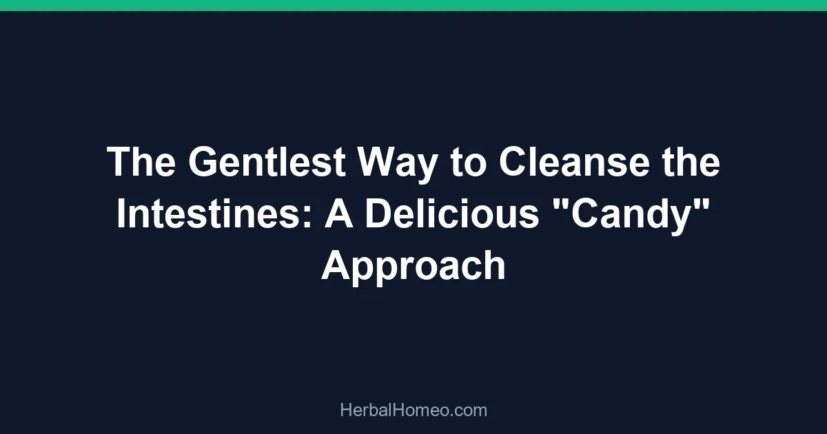 The Gentlest Way to Cleanse the Intestines: A Delicious “Candy” Approach