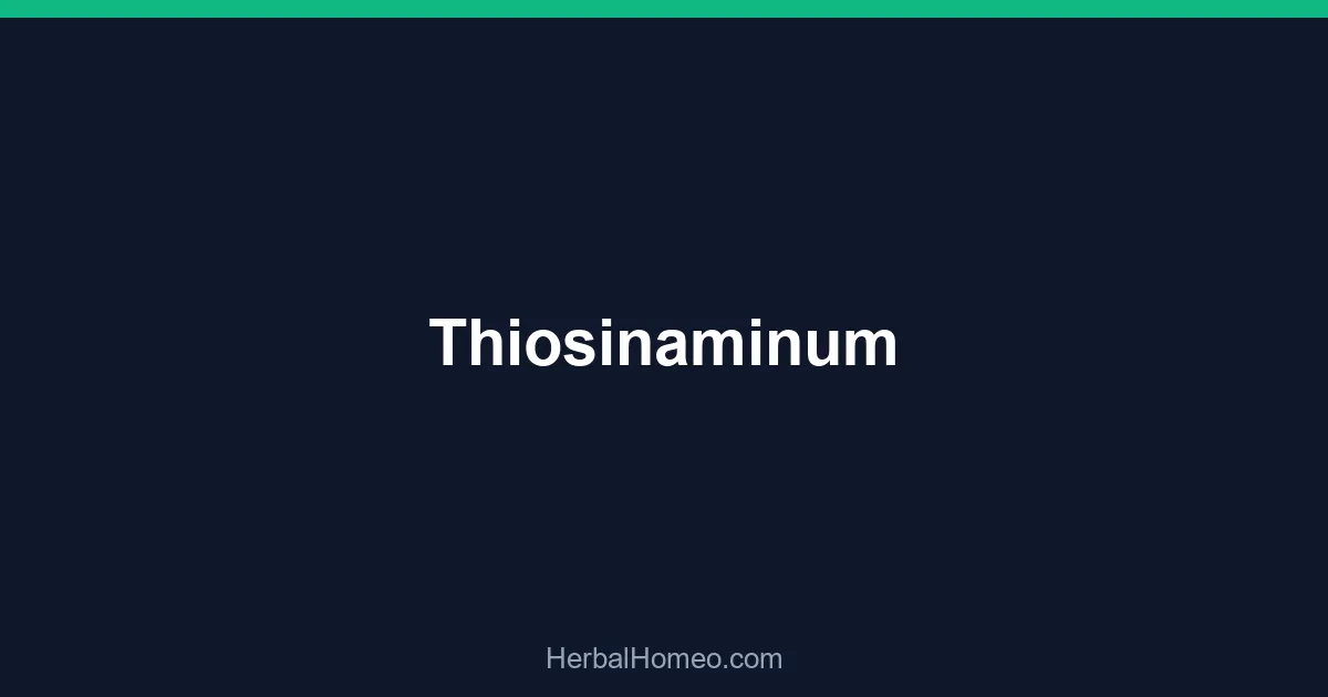 Thiosinaminum