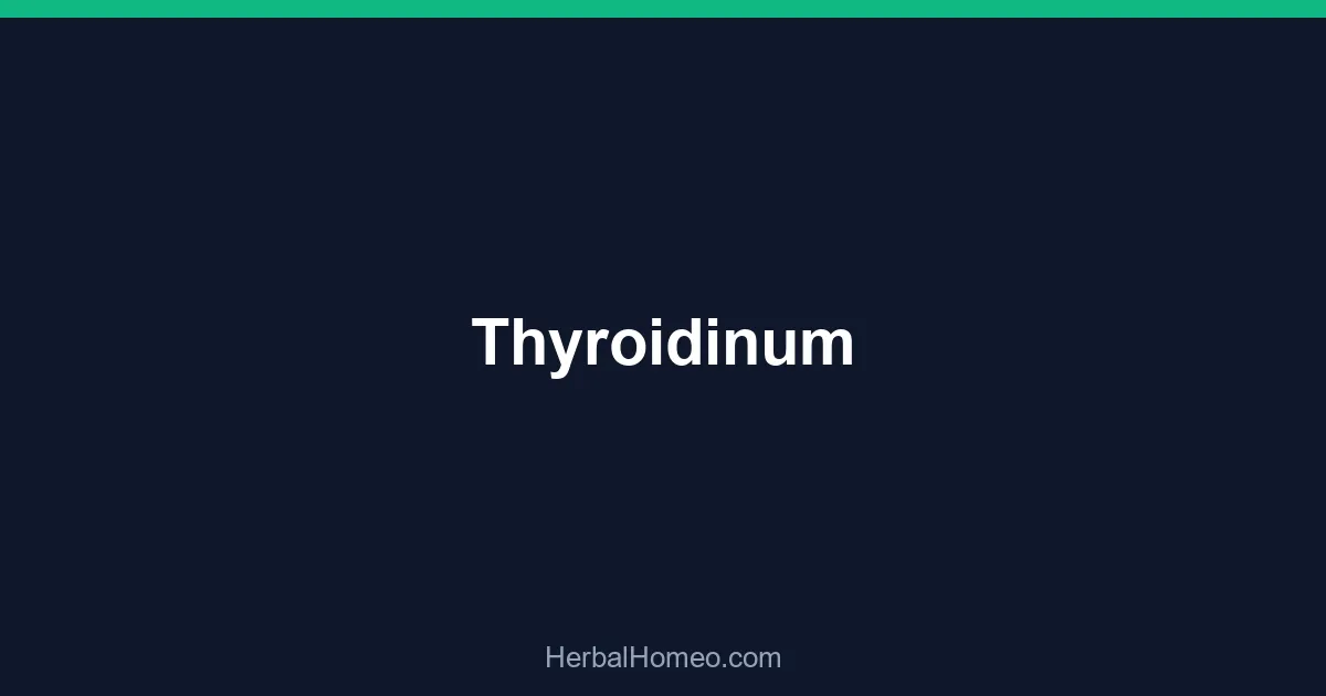 Thyroidinum