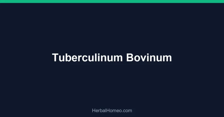 Tuberculinum Bovinum