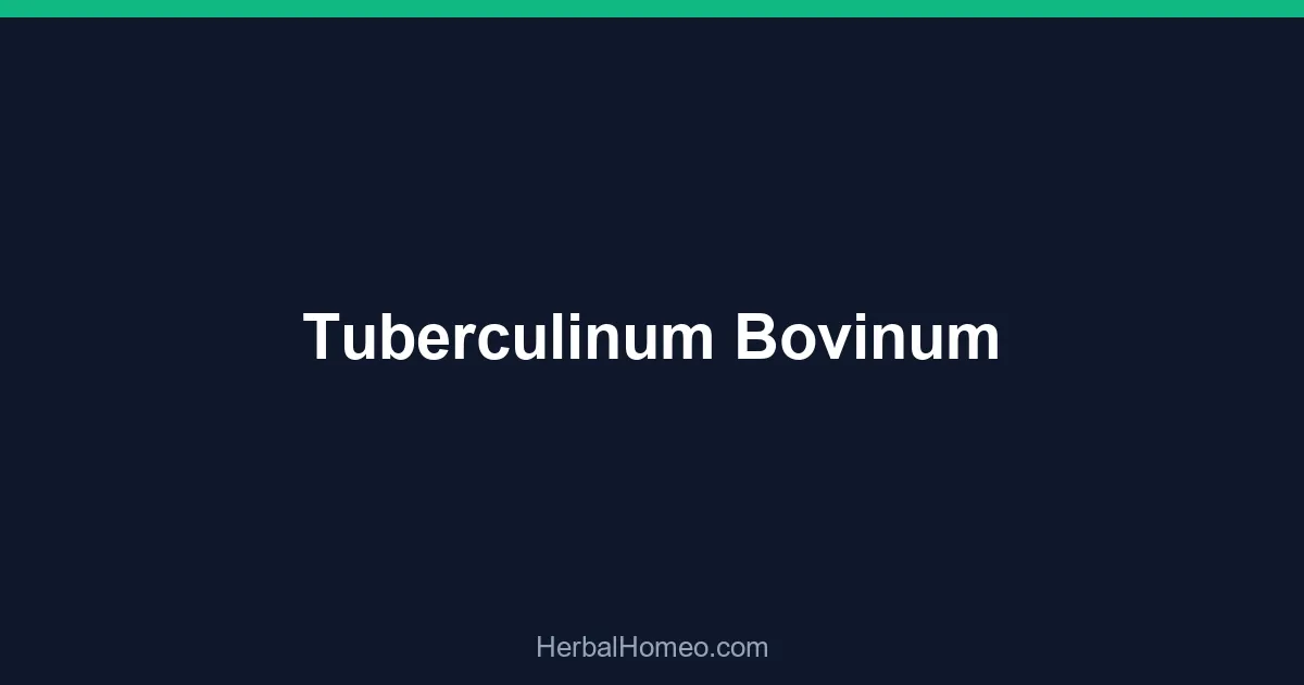 Tuberculinum Bovinum