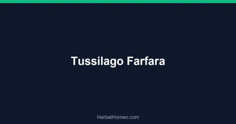 Tussilago Farfara
