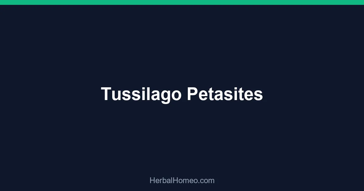 Tussilago Petasites