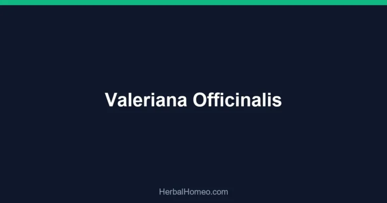 Valeriana Officinalis