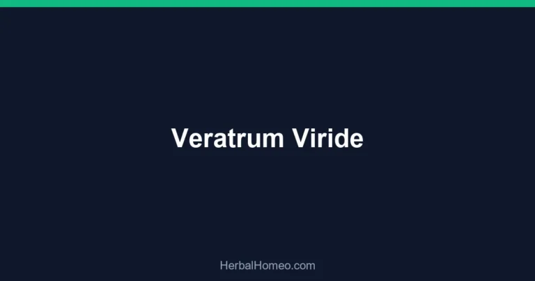 Veratrum Viride