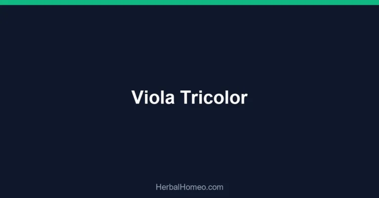 Viola Tricolor