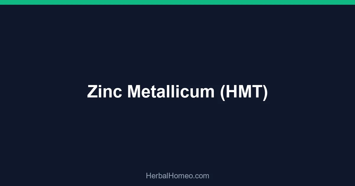 Zinc Metallicum (HMT)