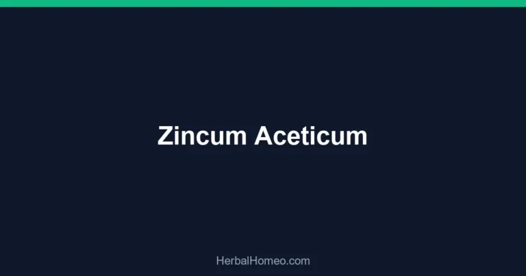 Zincum Aceticum