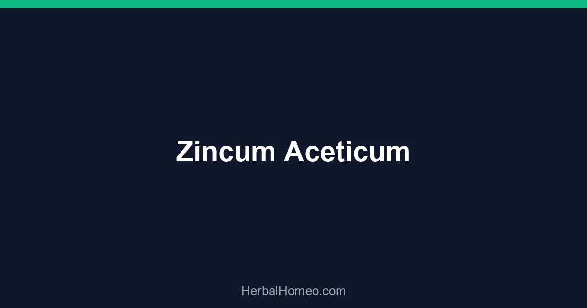 Zincum Aceticum