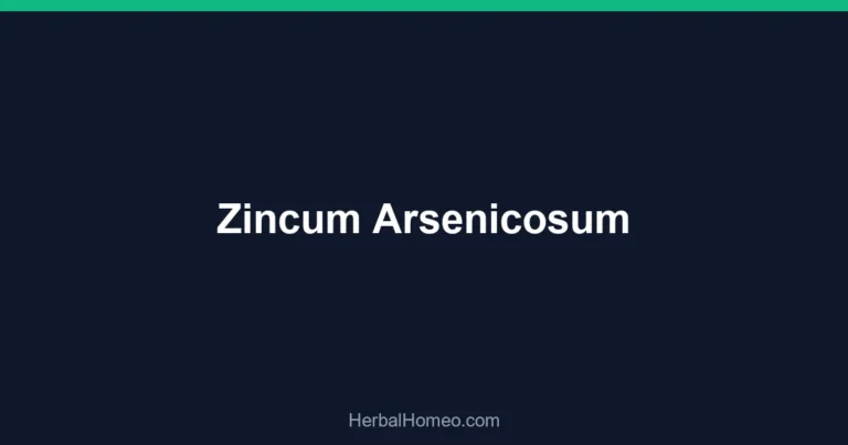 Zincum Arsenicosum